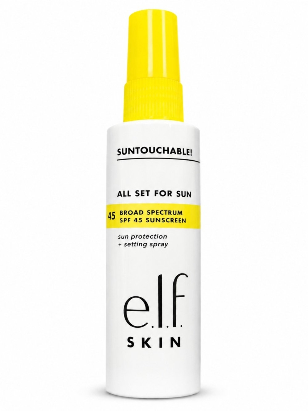 e.l.f. All Set For Sun SPF 45 - Sun Protection & Setting Spray